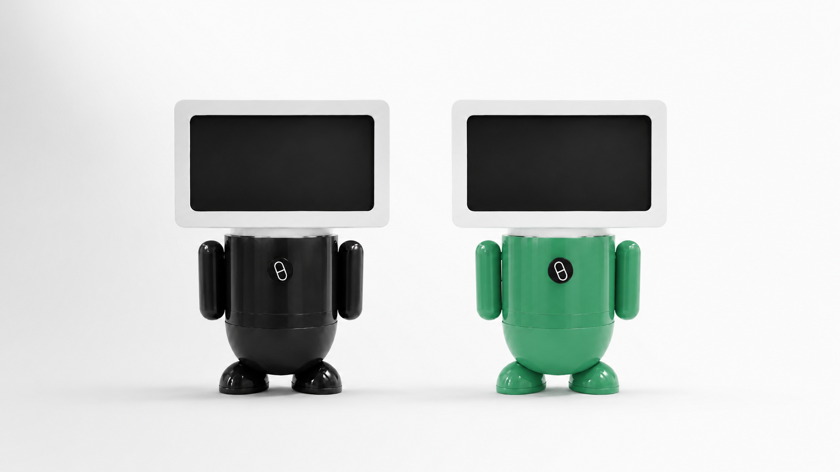 PumpBot in green and black